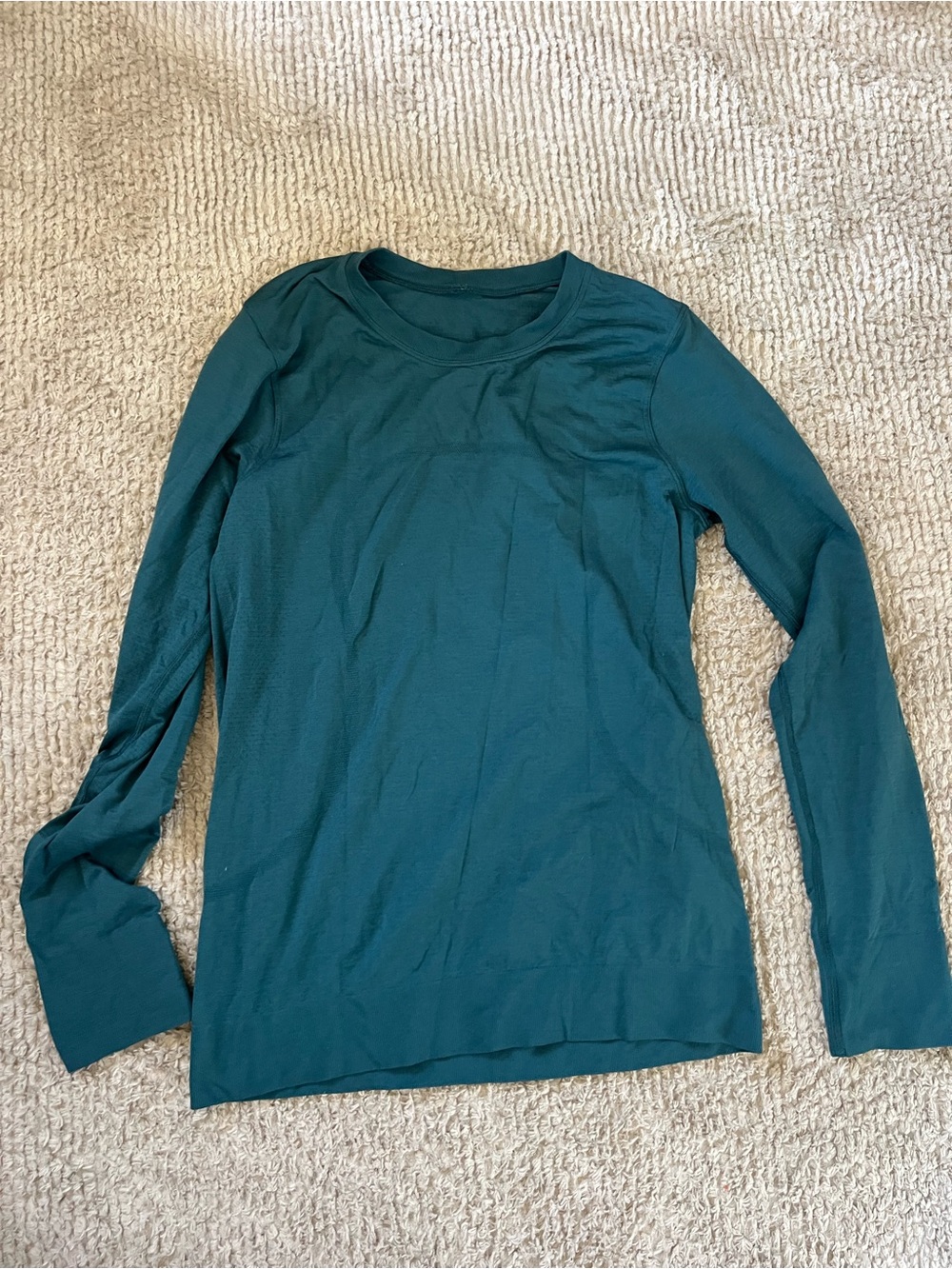 lululemon athletica Long-Sleeve Crew in Deep Teal